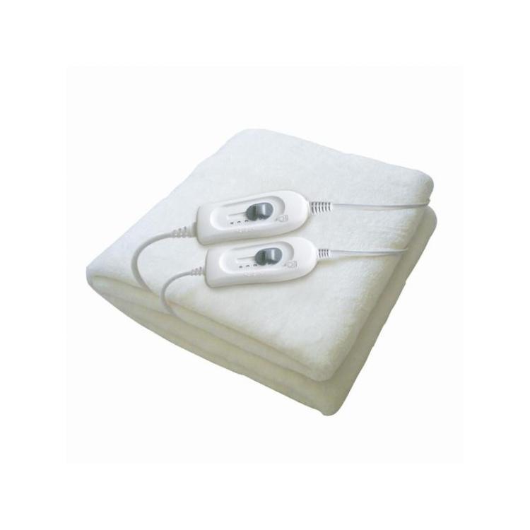 Haeger - UB-140.003A manta eléctrica y almohadilla 60 W Blanco Micropolar, Poliéster