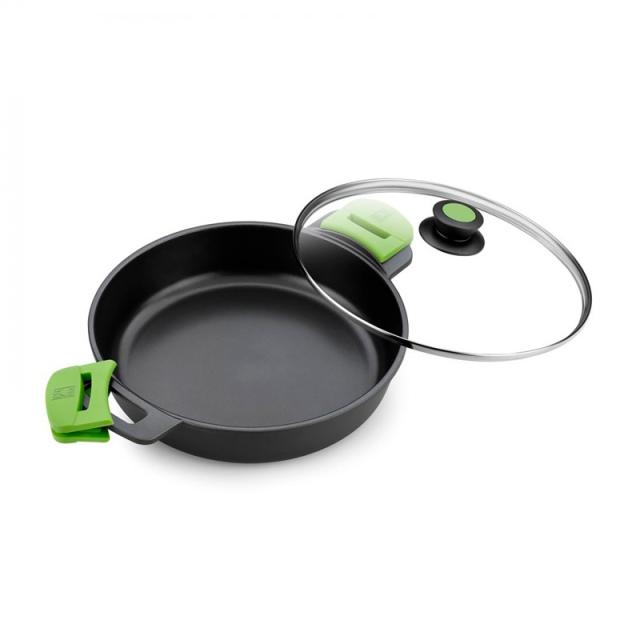 BRA - Prior A400540 cacerola 9 L Alrededor Negro, Verde