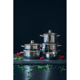 Monix - M453122 cacerola 5 L Alrededor Acero inoxidable