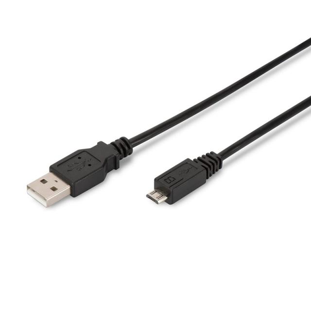 Ewent - EC1020 cable USB USB 2.0 1,8 m USB A Micro-USB A Negro