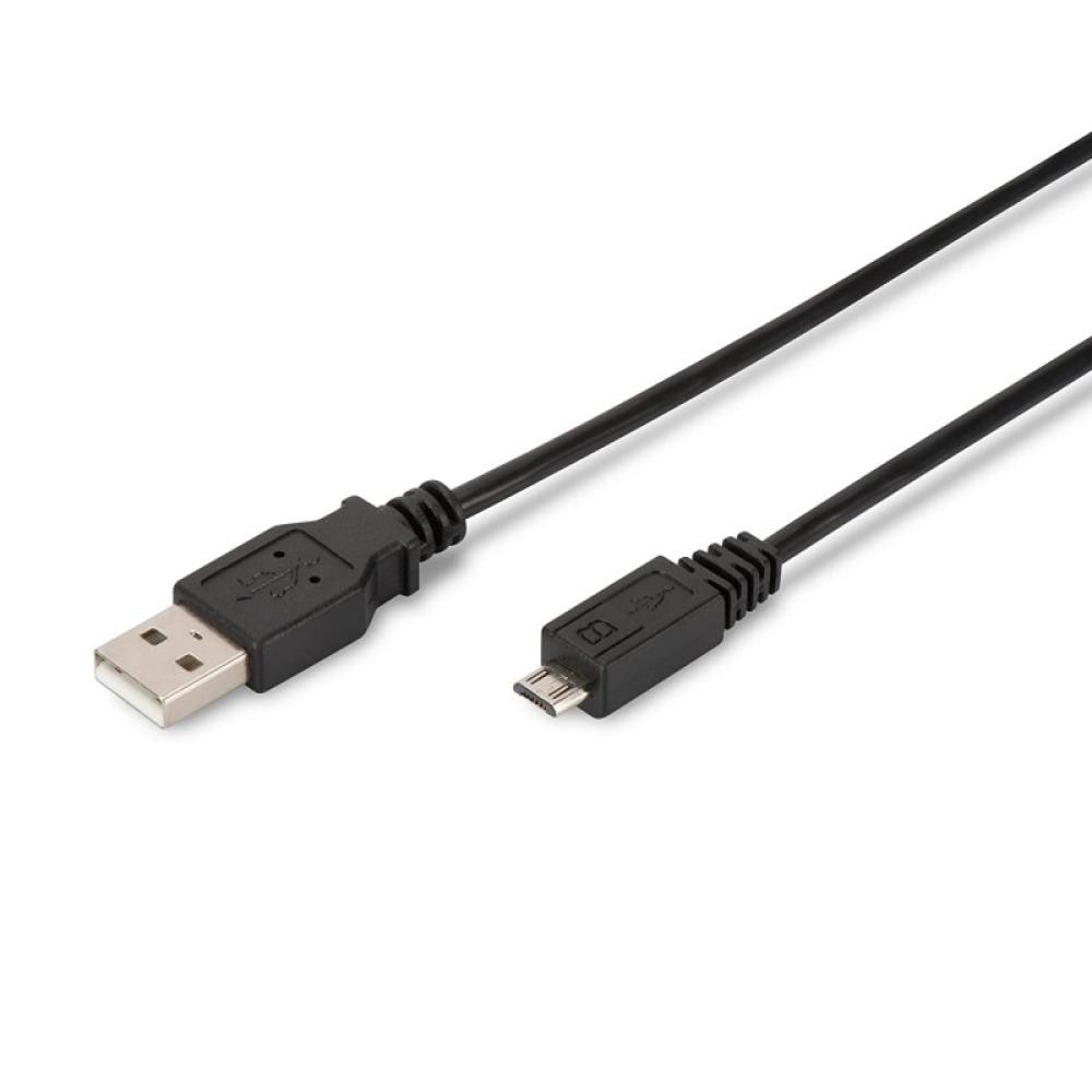 Ewent - EC1020 cable USB USB 2.0 1,8 m USB A Micro-USB A Negro