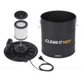 Sogo - ASP-SS-16130 aspiradora de cenizas 1200 AW 20 L Negro, Amarillo