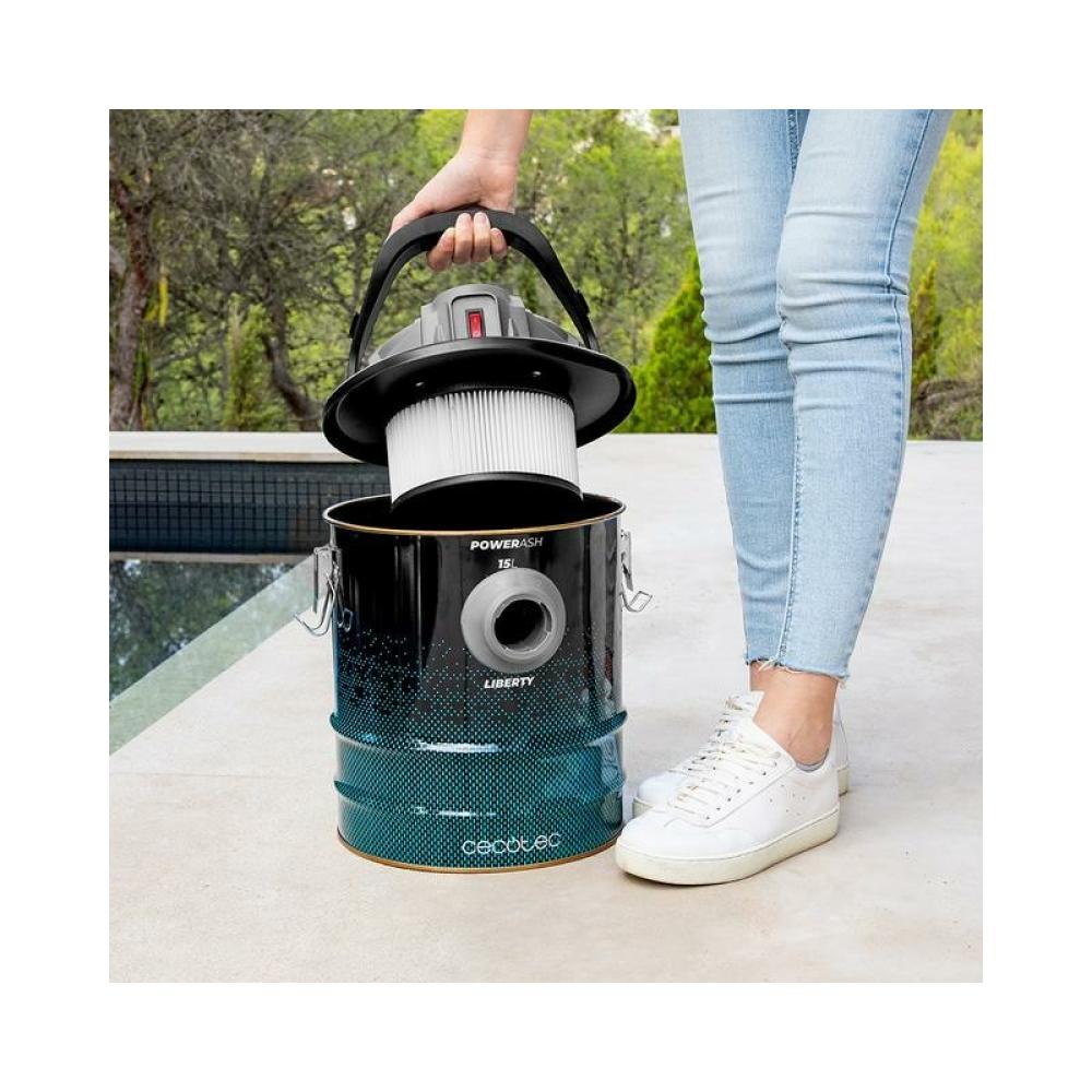 Cecotec - Conga Ash 7000 Liberty 15 L Negro, Azul