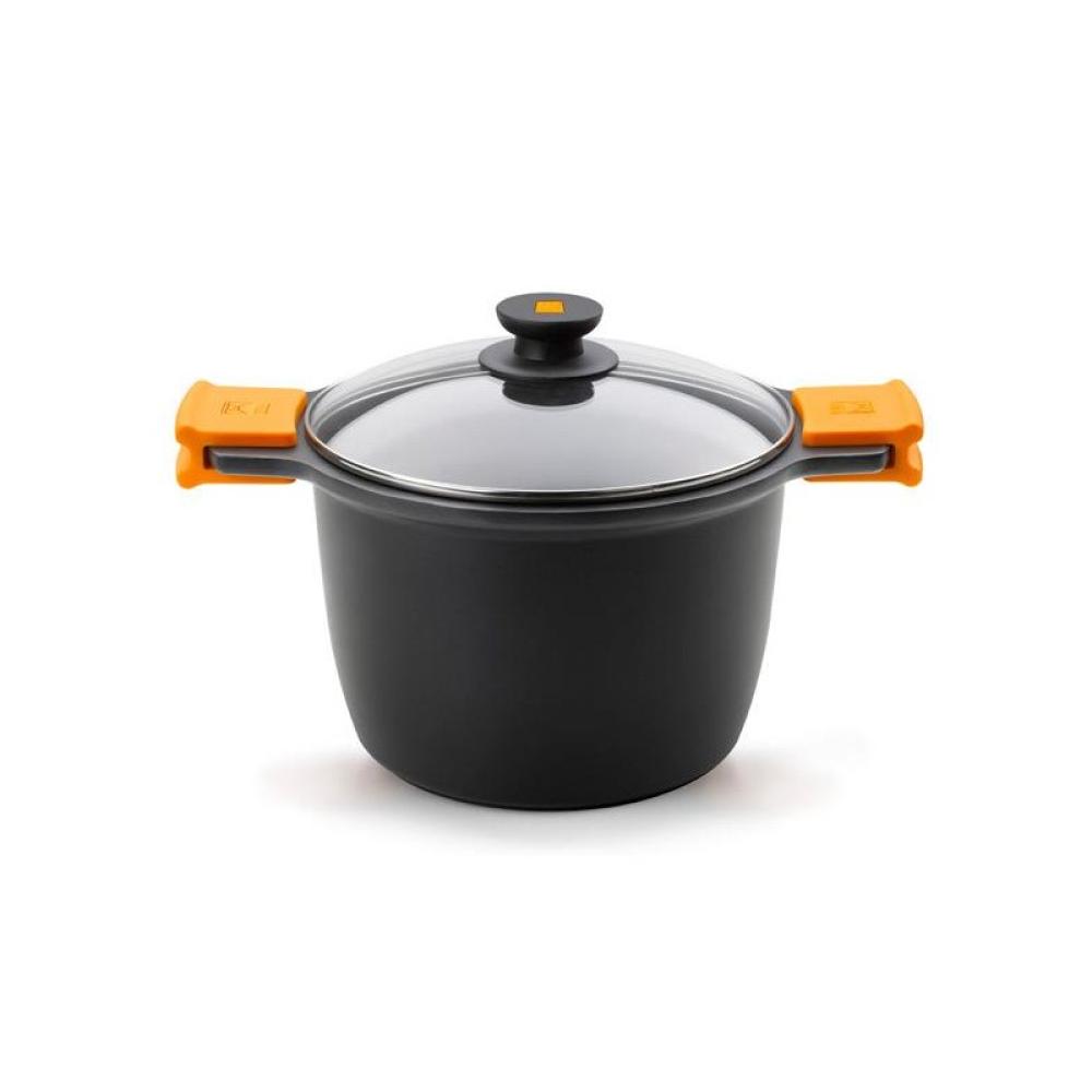 BRA - A273907 cacerola 11,1 L Alrededor Negro, Naranja