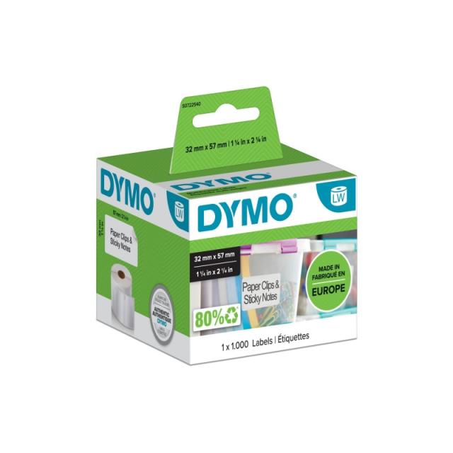 DYMO - LW - Etiquetas multiuso - 32 x 57 mm - S0722540