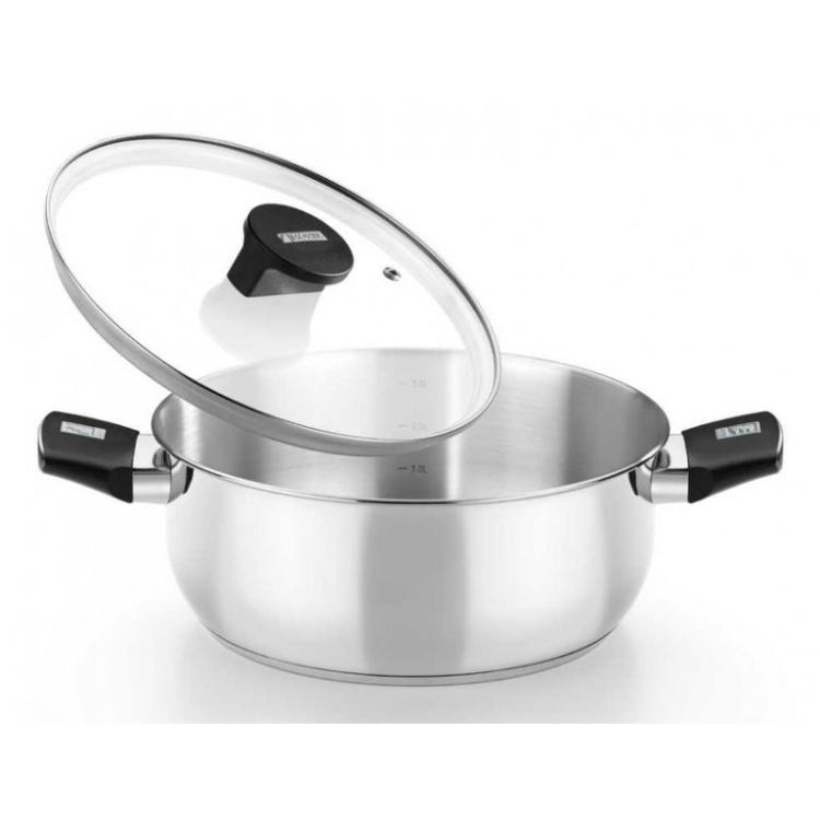 Monix - M240318 cacerola Alrededor Acero inoxidable