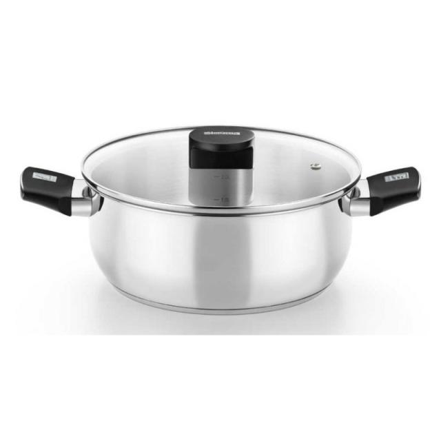 Monix - M240324 cacerola Alrededor Acero inoxidable