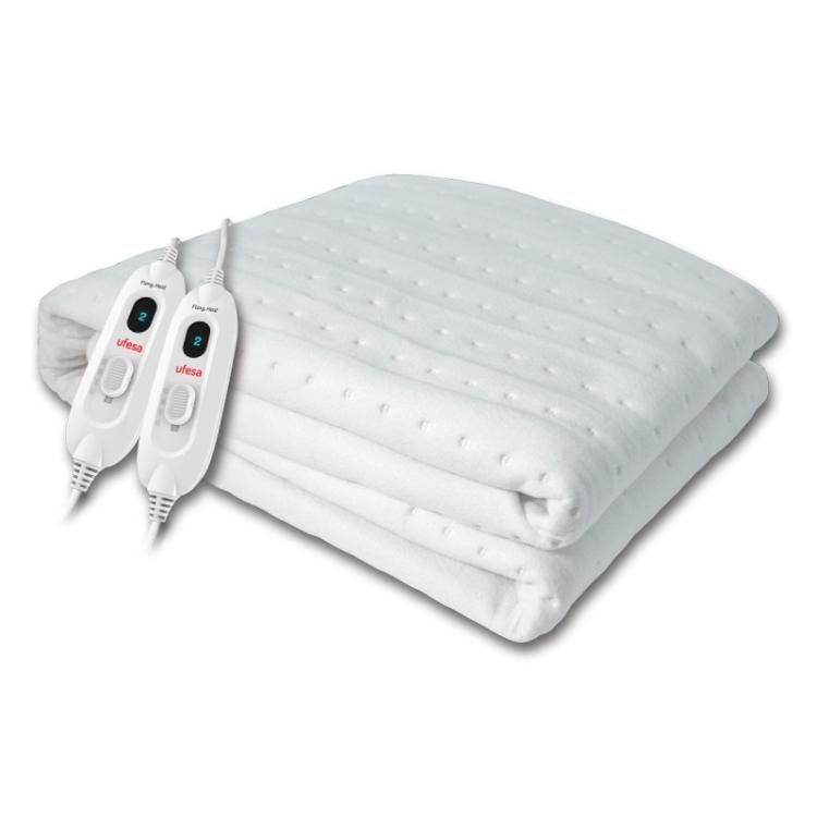Ufesa - FlexyHeat CME Manta eléctrica 30 W Blanco Tela