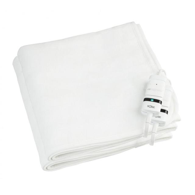 Solac - Denmark+ Manta eléctrica 60 W Blanco Tela