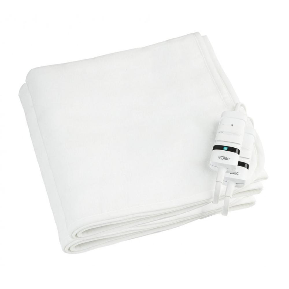 Solac - Denmark+ Manta eléctrica 60 W Blanco Tela