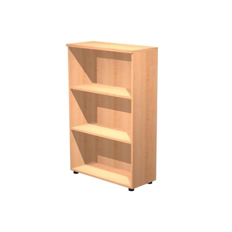 Artexport - ARTEXPORT ESTANTERÍA MEDIA PRESTO ABIERTA 2 ESTANTES 22MM REGULABLES CON TRASERA HAYA