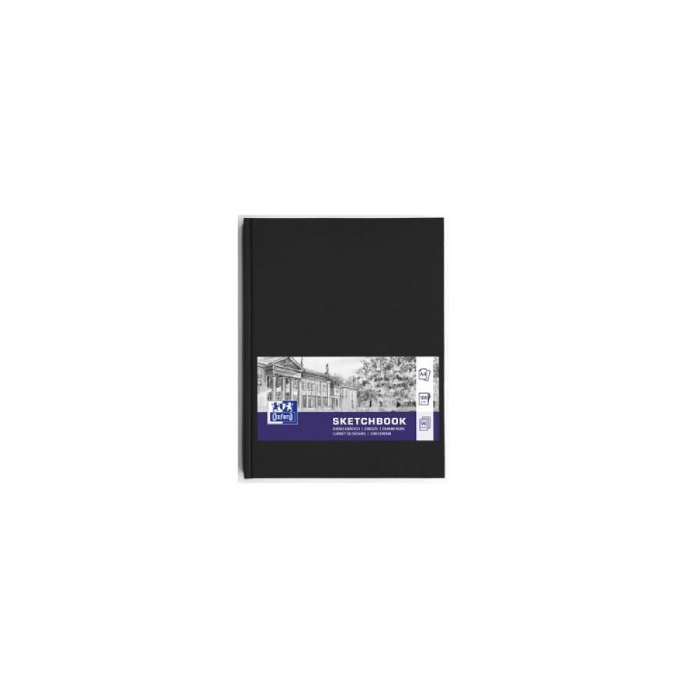 Oxford - Cuaderno y block A4 48 hojas Negro - Pack de 5 unidades - 400152623