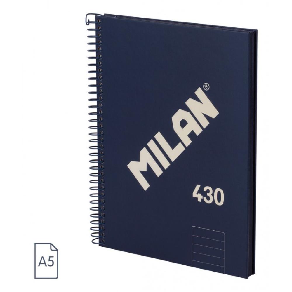 Milan - 57152E80SNCB cuaderno y block A5 80 hojas Azul
