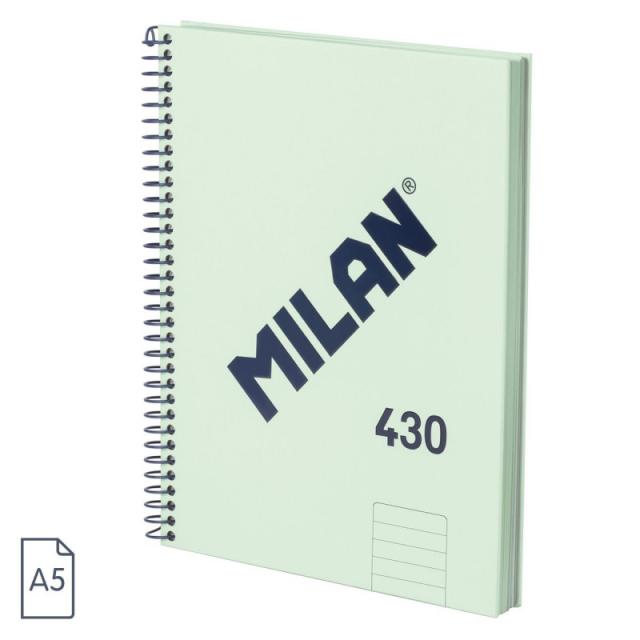 Milan - 57152E80SNCGR cuaderno y block A5 80 hojas Verde