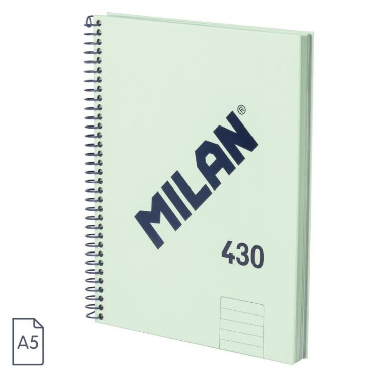 Milan - 57152E80SNCGR cuaderno y block A5 80 hojas Verde