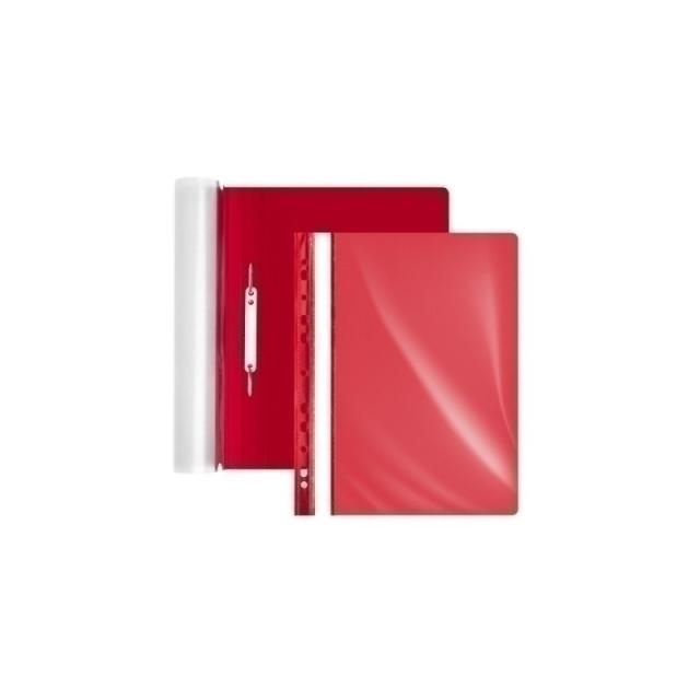 Forofis - DOSSIER CLIP FOROFIS PVC A4 ROJO - Pack de 12 unidades