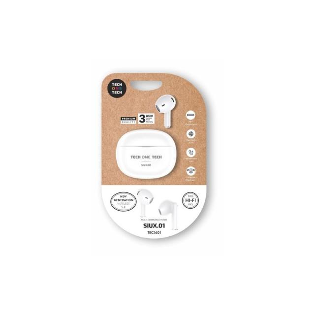 TECH ONE TECH - AURICULARES TECHONE SIUX.01 BLUET. BLANC