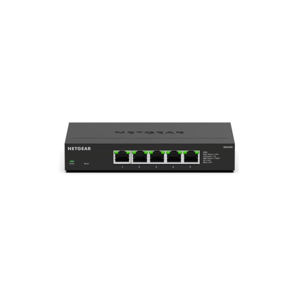 NETGEAR - MS305E No administrado 2.5G Ethernet (100/1000/2500) Negro
