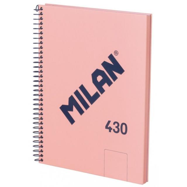 Milan - 57151E80P cuaderno y block A5 80 hojas Rosa - Pack de 3 unidades