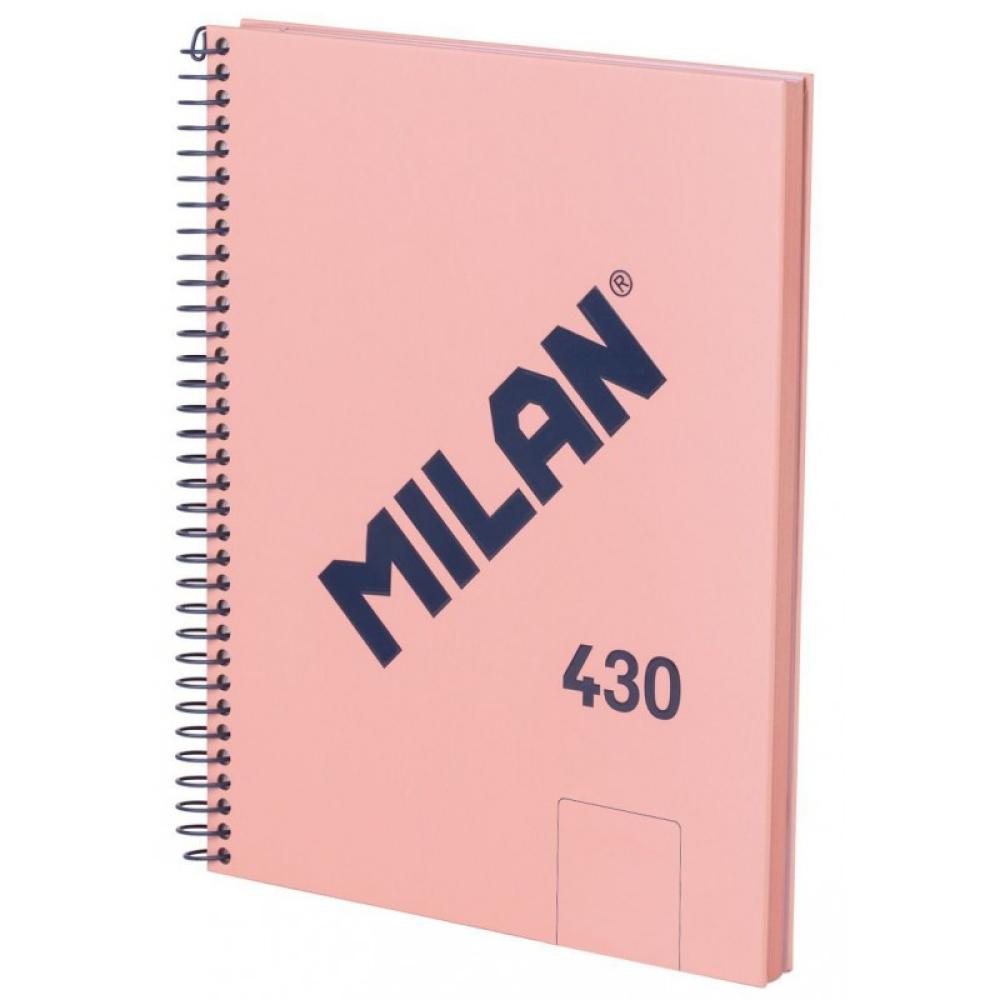 Milan - 57151E80P cuaderno y block A5 80 hojas Rosa - Pack de 3 unidades