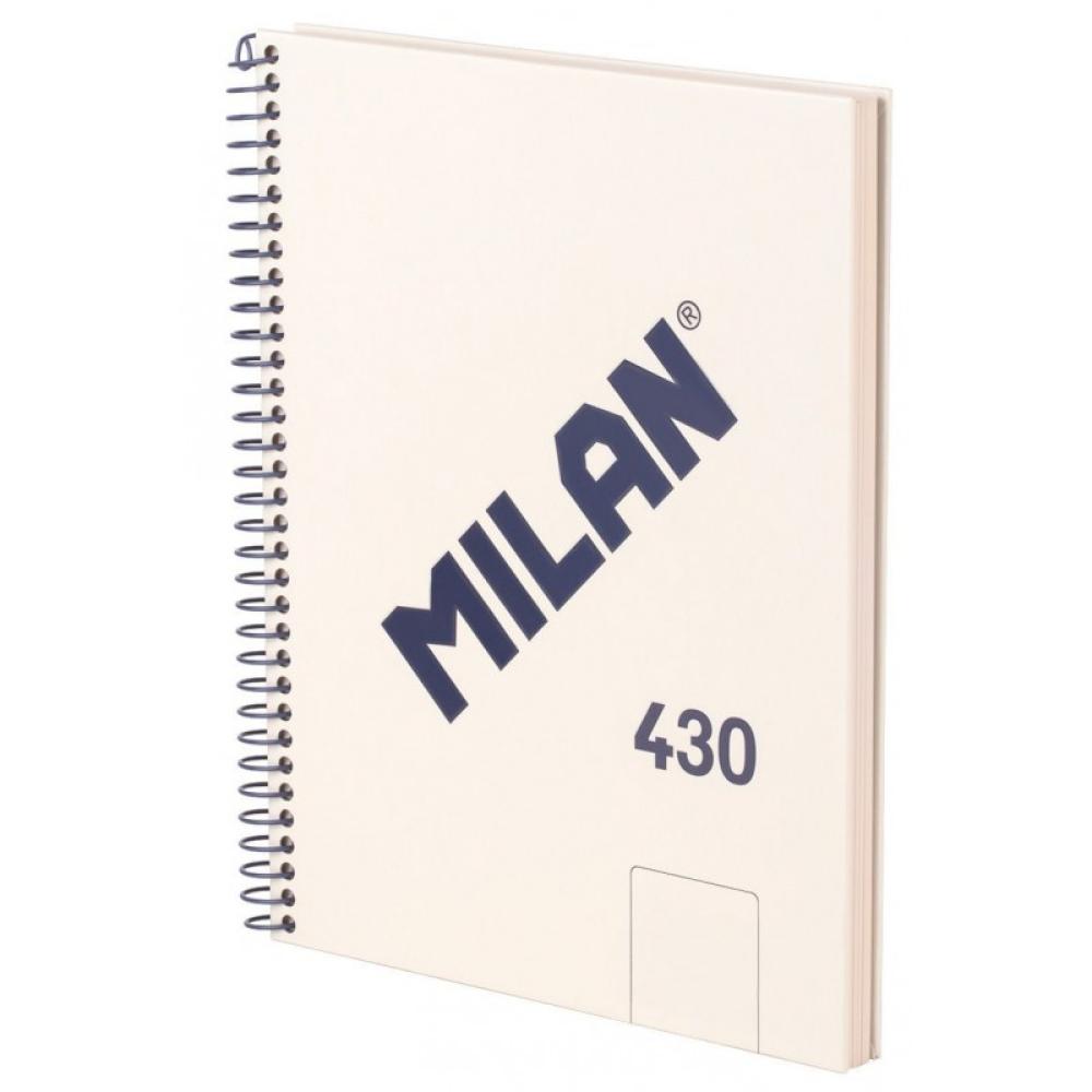 Milan - 57151E80BG cuaderno y block A5 80 hojas Beige - Pack de 3 unidades