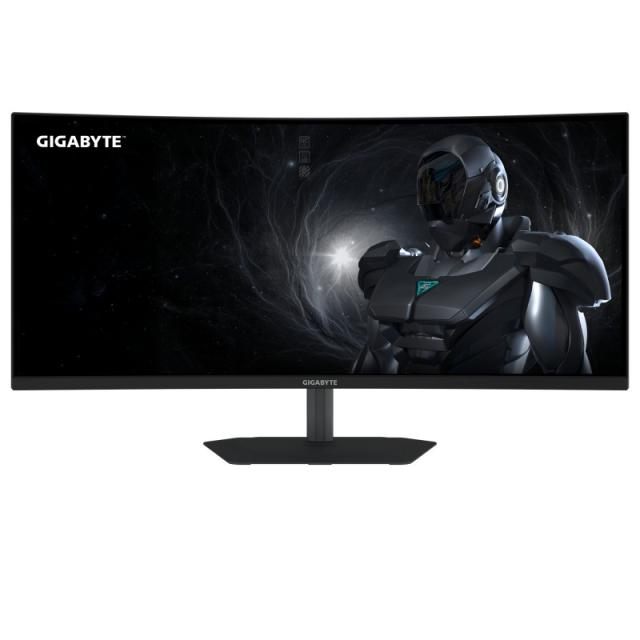 GIGABYTE - G34WQC2 Monitor Gaming Curvo 34” WQHD - 3440 x 1440, 1500R, 200Hz, 1ms, 450 cd/m², AMD FreeSync Premium, DisplayHDR 4