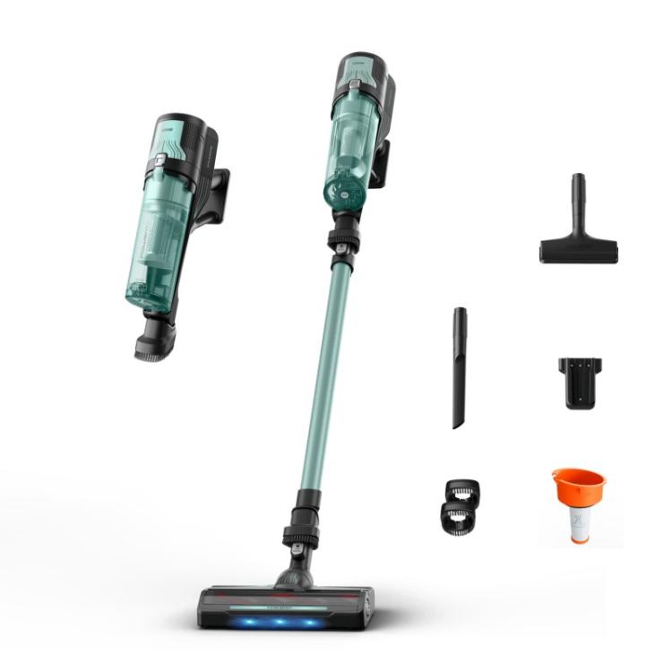 Rowenta - RH1833 Aspiradora escoba Batería Secar Sin bolsa Verde, Gris