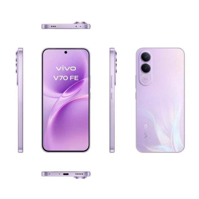 VIVO - V70 Fe 17,4 cm (6.83") SIM doble Android 16.0 5G USB Tipo C 8 GB 256 GB 7000 mAh Púrpura