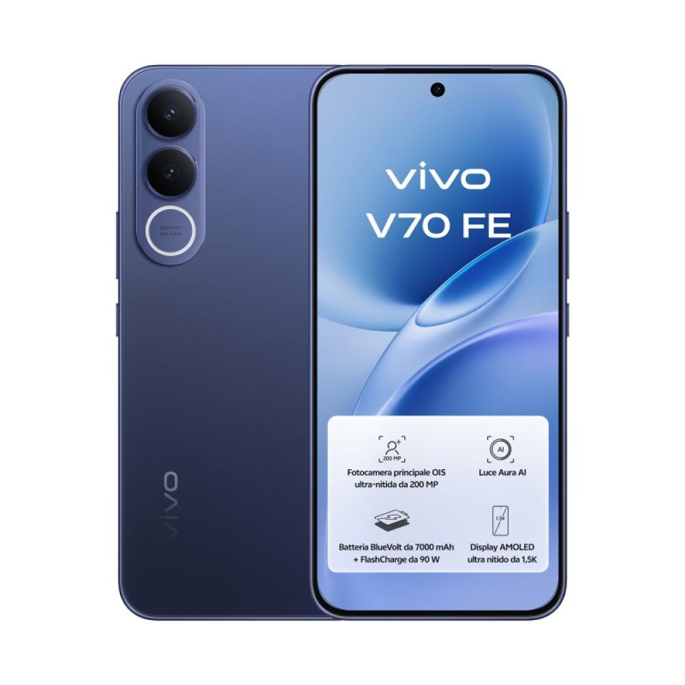 VIVO - V70 Fe 17,4 cm (6.83") SIM doble Android 16.0 5G USB Tipo C 8 GB 256 GB 7000 mAh Azul