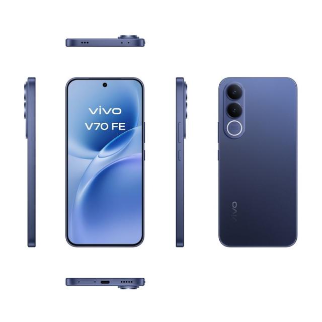 VIVO - V70 Fe 17,4 cm (6.83") SIM doble Android 16.0 5G USB Tipo C 8 GB 256 GB 7000 mAh Azul