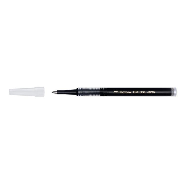 Tombow - Refill roller 0.5 mm Medio Negro 1 Unidad - BK-LP05-33