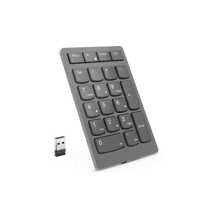 Lenovo - Go Wireless teclado numérico Universal Bluetooth/USB/RF Wireless Gris