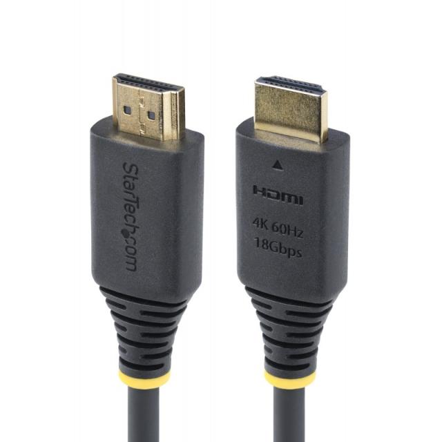 StarTech.com - Cable HDMI Certificado Premium de Alta Velocidad de 2,4m - 4K 60Hz/1440p 144Hz - HDR10/HDCP 2.2/ARC - 18Gbps - Ca