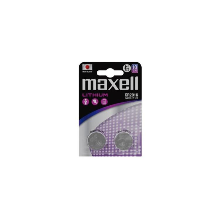 Maxell - PILAS MAXELL MICRO CR2016 3V B/2