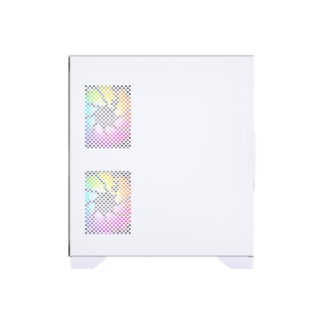 XYZ - TITANIUM VIEW LITE Cristal Templado, 6x Ventiladores A-RGB de 120 mm, PWM, Controlador Integrado, Diseño Panorámico 2D, Ti