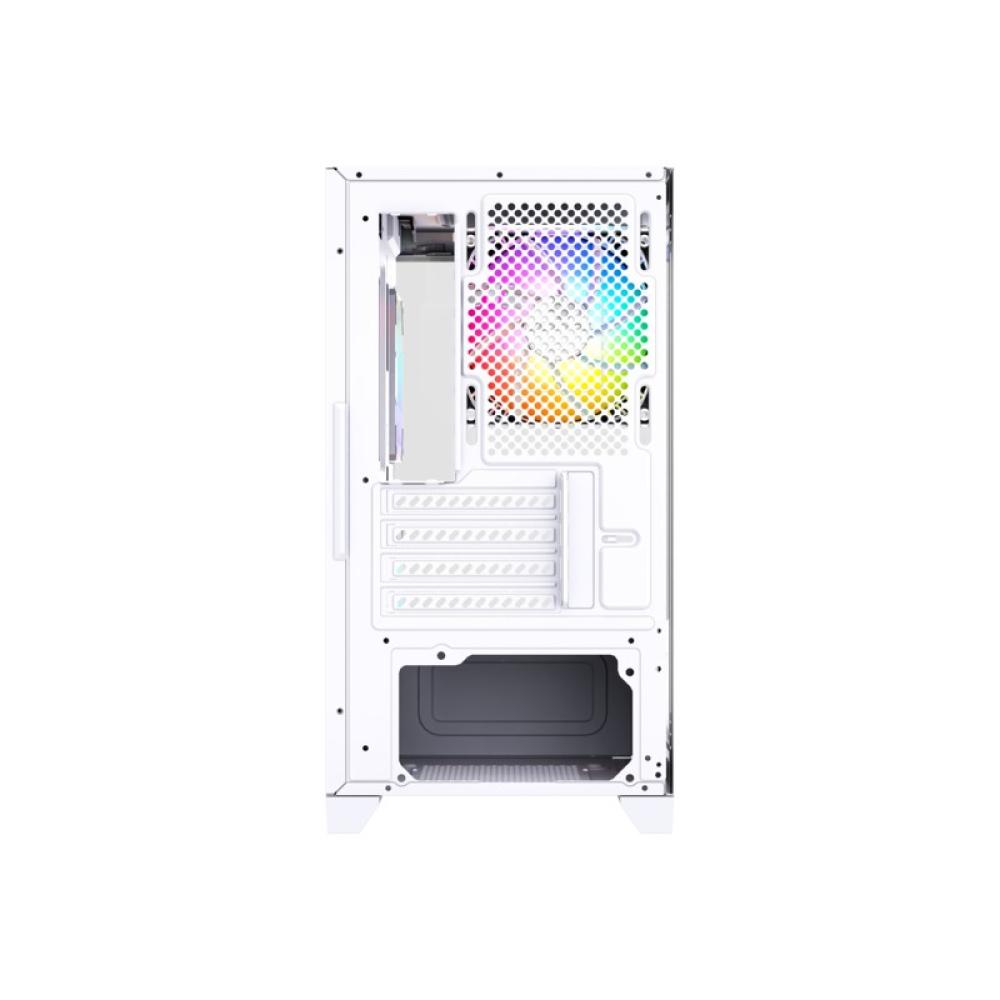 XYZ - TITANIUM VIEW LITE Cristal Templado, 6x Ventiladores A-RGB de 120 mm, PWM, Controlador Integrado, Diseño Panorámico 2D, Ti
