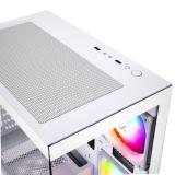 XYZ - TITANIUM VIEW LITE Cristal Templado, 6x Ventiladores A-RGB de 120 mm, PWM, Controlador Integrado, Diseño Panorámico 2D, Ti
