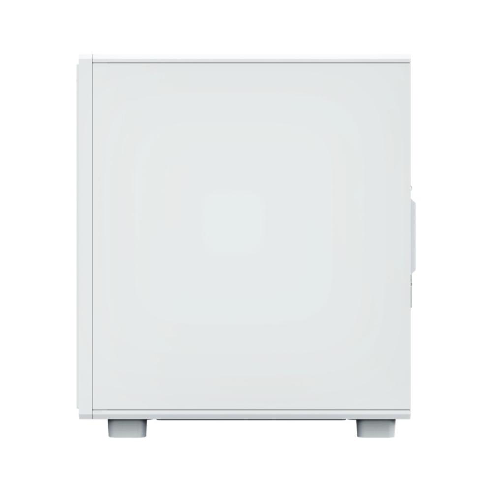 XYZ - ATOM, Cristal Templado, Malla, 3x Pulsar 120mm A-RGB, PWM, Tipo C, M-ATX, Blanca