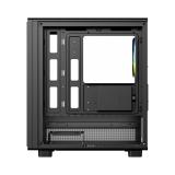 XYZ - ATOM, Cristal Templado, Malla, 3x Pulsar 120mm A-RGB, PWM, Tipo C, M-ATX, Negra