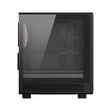 XYZ - ATOM, Cristal Templado, Malla, 3x Pulsar 120mm A-RGB, PWM, Tipo C, M-ATX, Negra