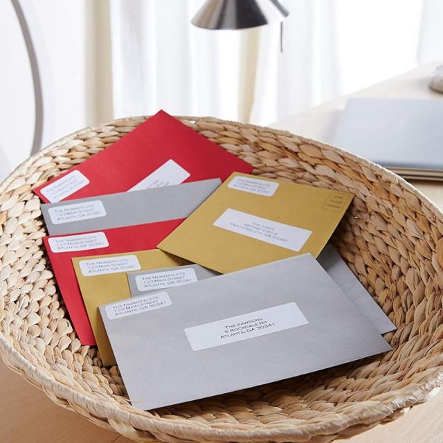 DYMO - LW etiquetas auténticas multiusos/de dirección del remitente / 19 mm × 51 mm /24 rollos de 500 etiquetas con reverso fáci