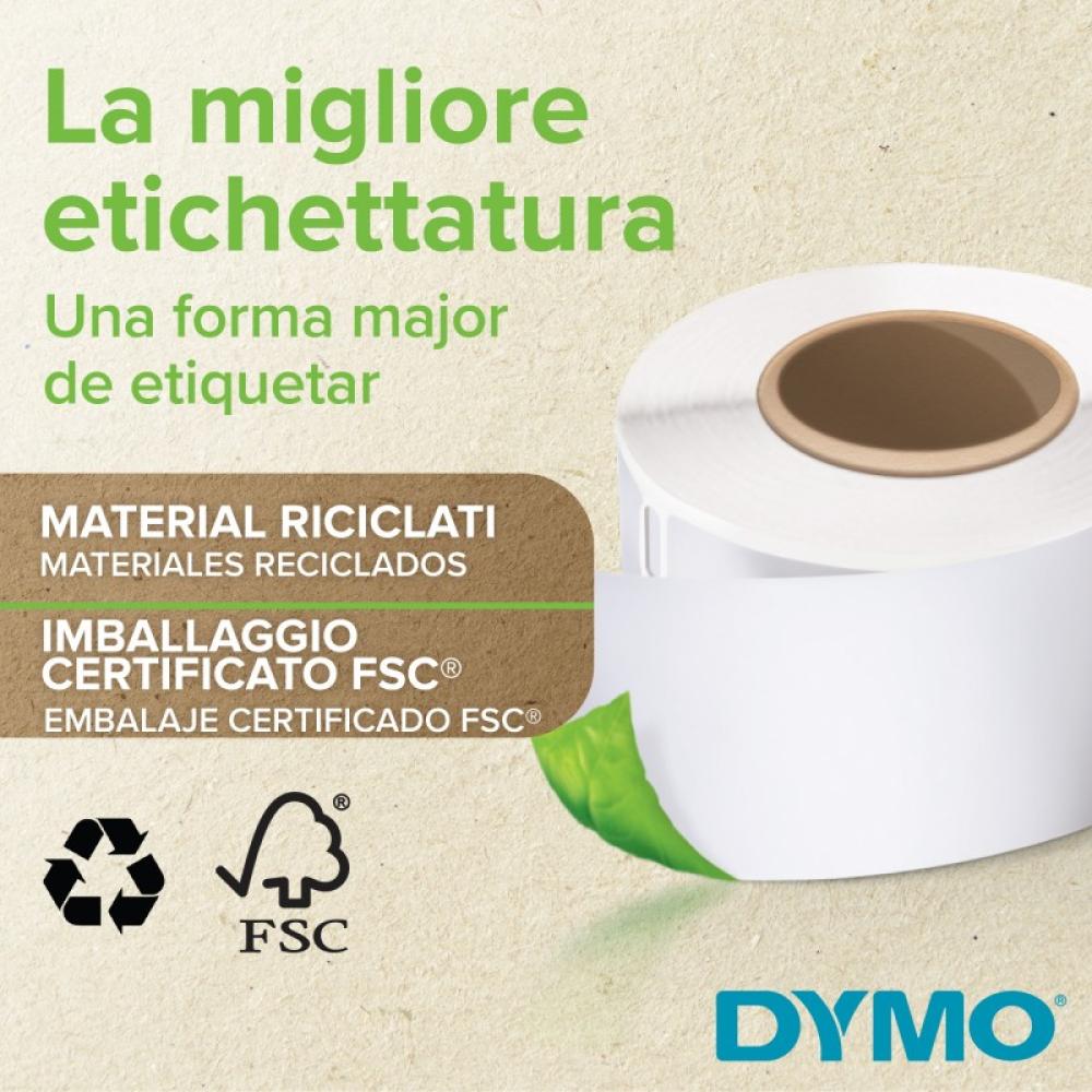 DYMO - LW etiquetas auténticas multiusos/de dirección del remitente / 19 mm × 51 mm /24 rollos de 500 etiquetas con reverso fáci