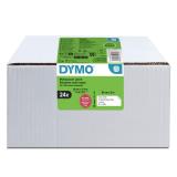 DYMO - LW etiquetas auténticas multiusos/de dirección del remitente / 19 mm × 51 mm /24 rollos de 500 etiquetas con reverso fáci