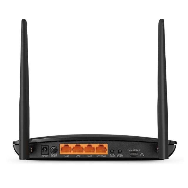 TP-Link - Archer MR500 router inalámbrico Gigabit Ethernet Doble banda (2,4 GHz / 5 GHz) 4G Negro - ARCHER MR500_V1