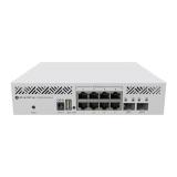 Mikrotik - CRS310-8G+2S+IN: L3 Smart Switch Gestionado 2.5G Ethernet (100/1000/2500) 1U Blanco