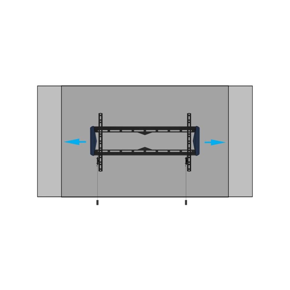 B-Tech - Elements Fixed 600 Flat 2,03 m (80") Pared Negro, Azul