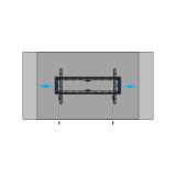 B-Tech - Elements Fixed 600 Flat 2,03 m (80") Pared Negro, Azul