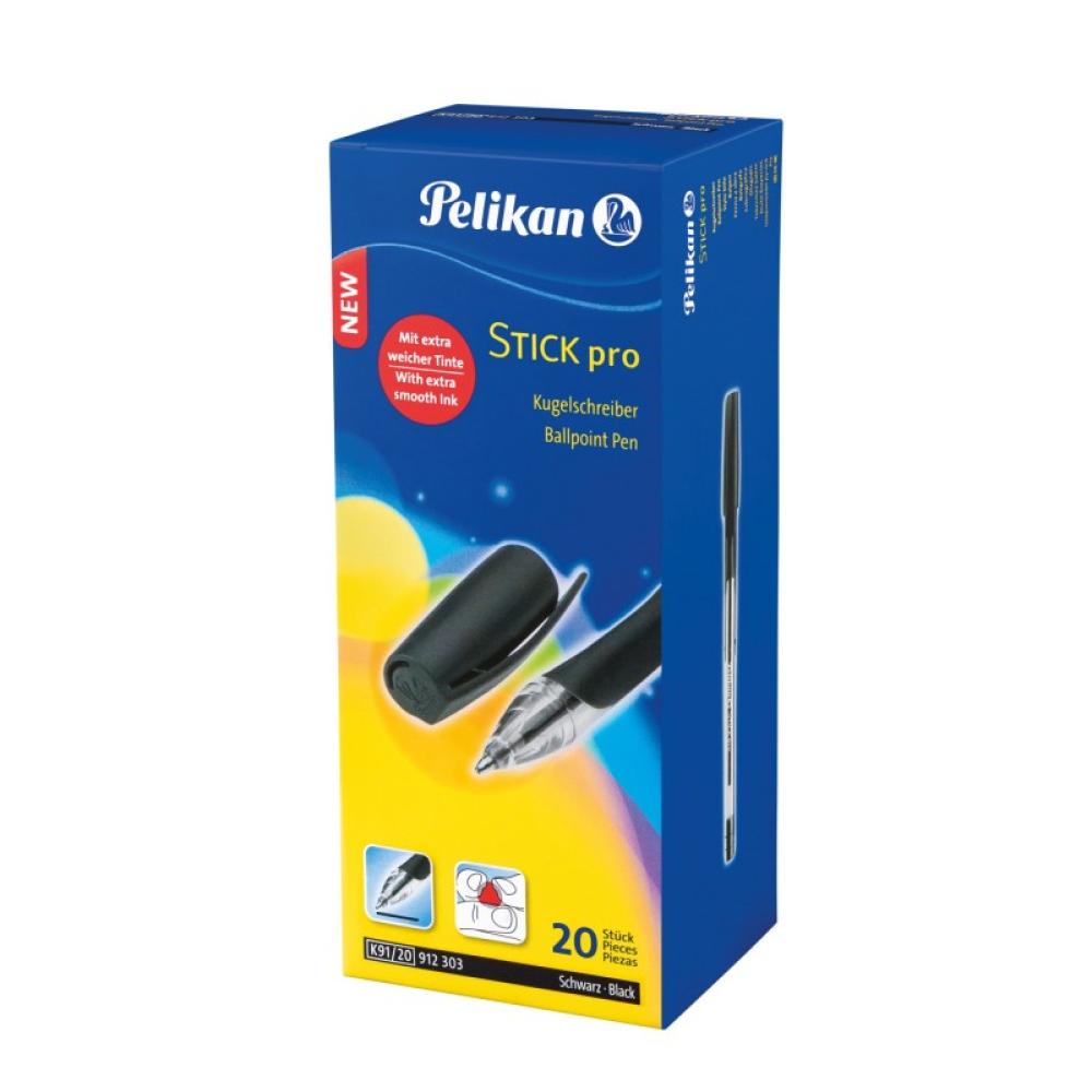 Pelikan - 912303 bolígrafo Negro 20 pieza(s)