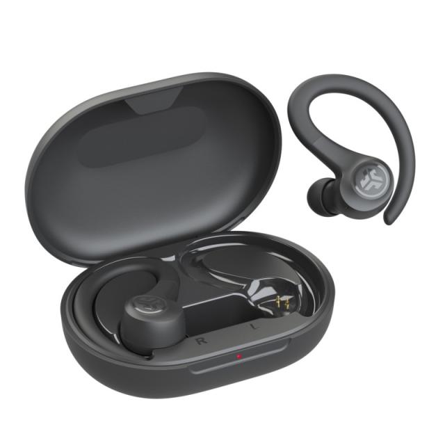 JLab - Go Air Sport True Wireless Auriculares True Wireless Stereo (TWS) gancho de oreja Deportes Bluetooth Grafito