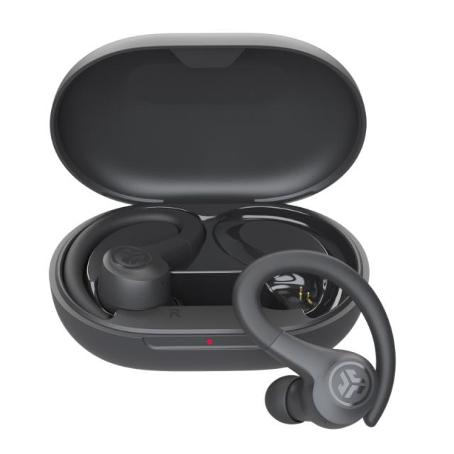 JLab - Go Air Sport True Wireless Auriculares True Wireless Stereo (TWS) gancho de oreja Deportes Bluetooth Grafito
